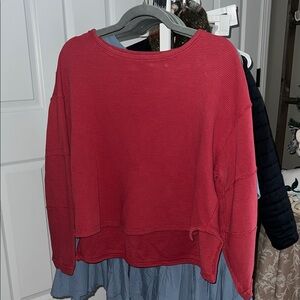 We the Free Total Eclipse Tee in Red Apple